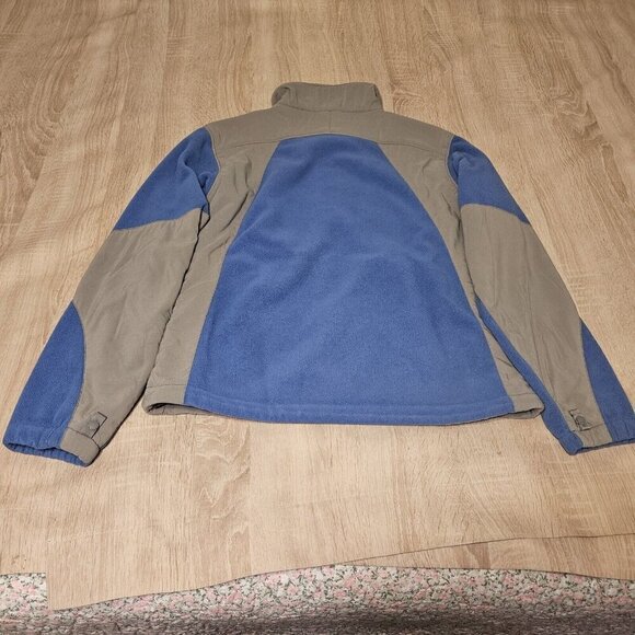 The North Face Womens Jacket M Blue & Gray Polartec Fleece Gorpcore Hiking - Picture 3 of 7